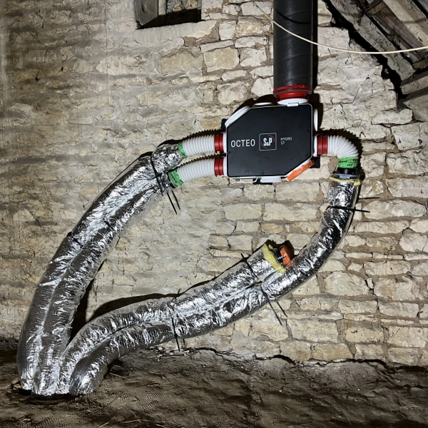 Installation d’une VMC simple flux avec gaines semi-rigide à Caen