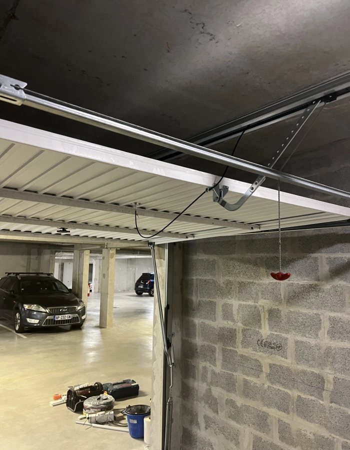 Motorisation d’une porte de garage